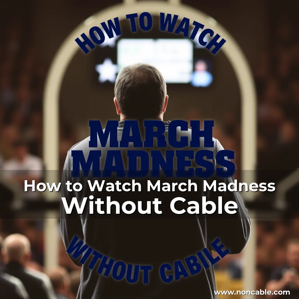 Artistic representation for How to Watch March Madness Without Cable