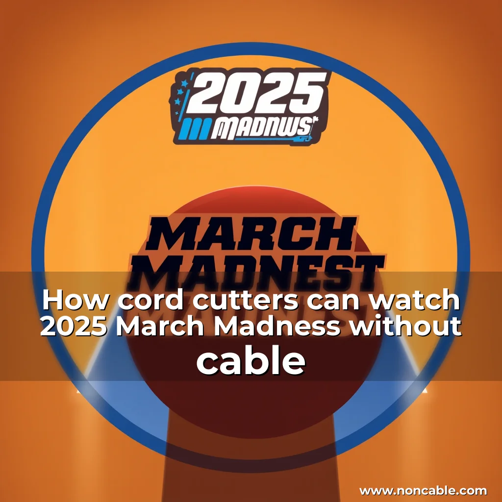 Read more about the article How cord  cutters can watch 2025 March Madness without cable