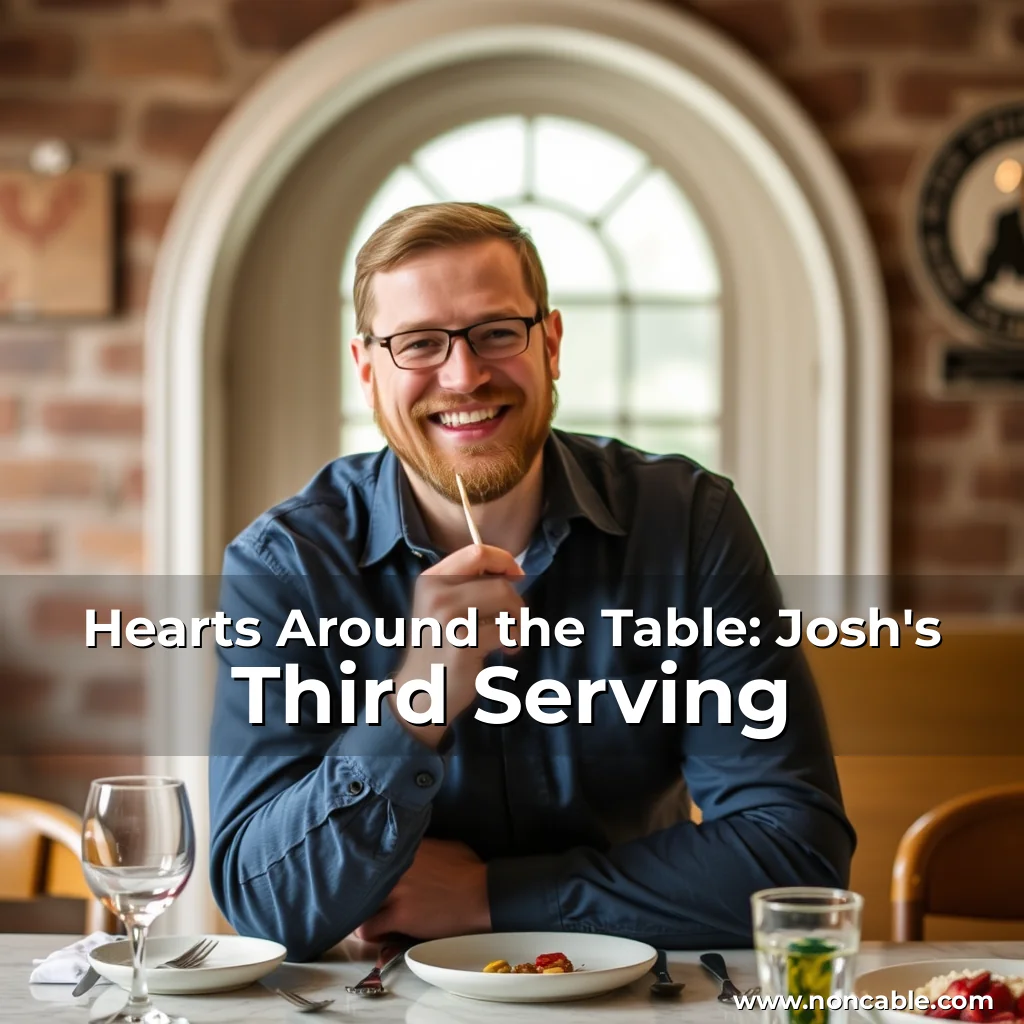Artistic representation for Hearts Around the Table: Josh's Third Serving