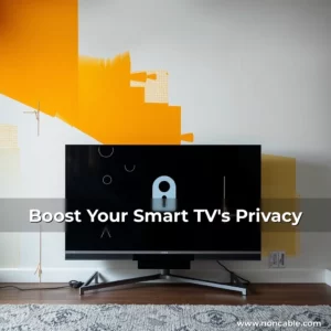 Artistic representation for Boost Your Smart TV's Privacy