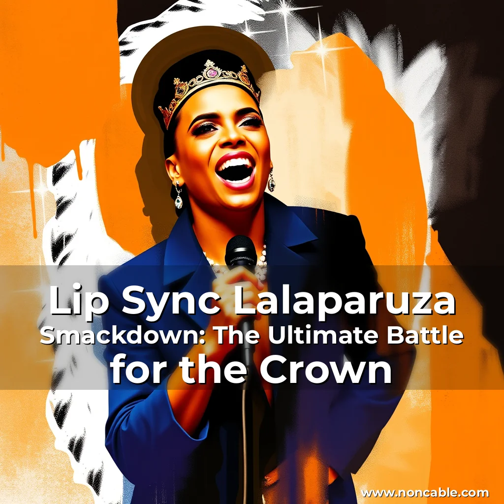 Artistic representation for Lip Sync Lalaparuza Smackdown: The Ultimate Battle for the Crown