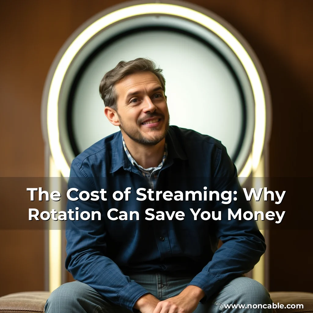 Artistic representation for The Cost of Streaming: Why Rotation Can Save You Money