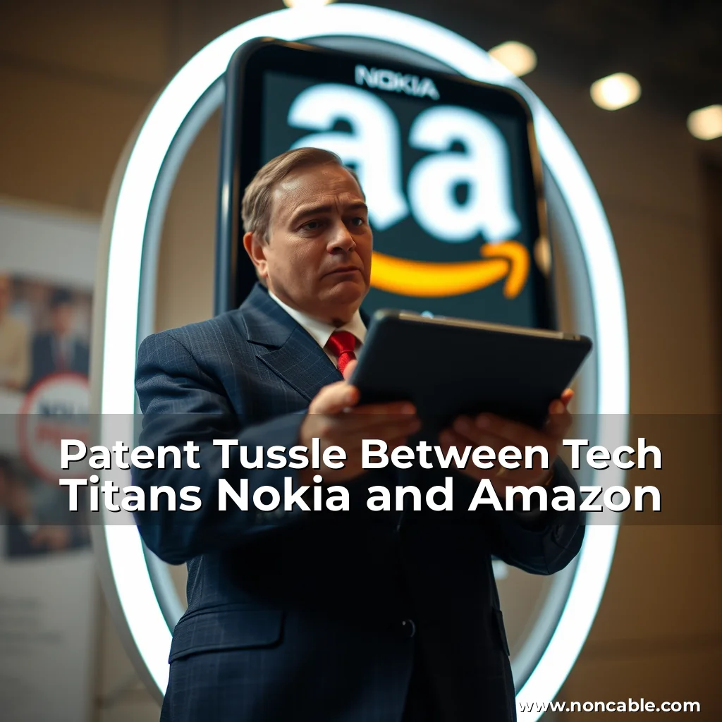 Read more about the article Patent Tussle Between Tech Titans Nokia and Amazon