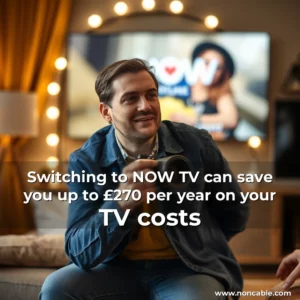 Read more about the article Switching to NOW TV can save you up to £270 per year on your TV costs