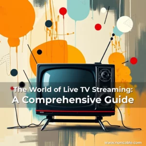 Artistic representation for The World of Live TV Streaming: A Comprehensive Guide