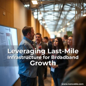 Artistic representation for Leveraging Last-Mile Infrastructure for Broadband Growth