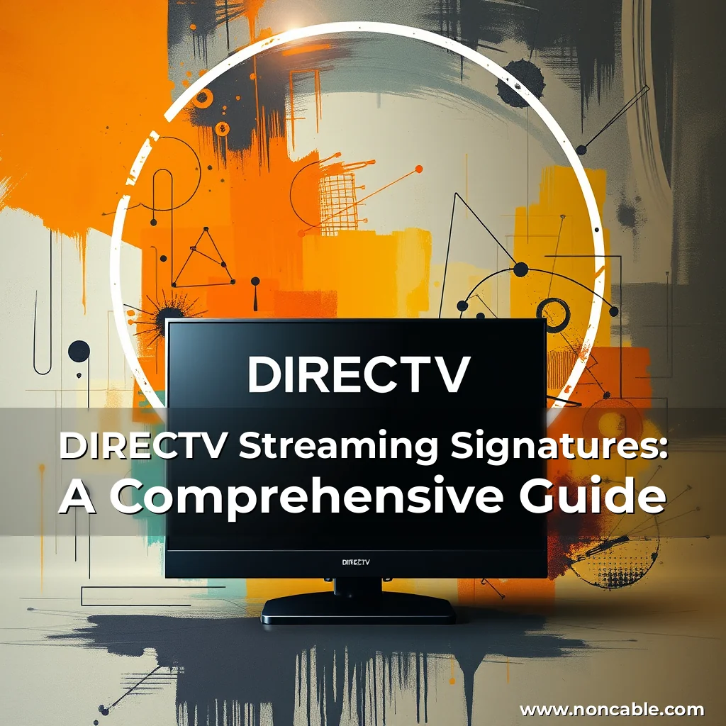 Read more about the article DIRECTV Streaming Signatures: A Comprehensive Guide