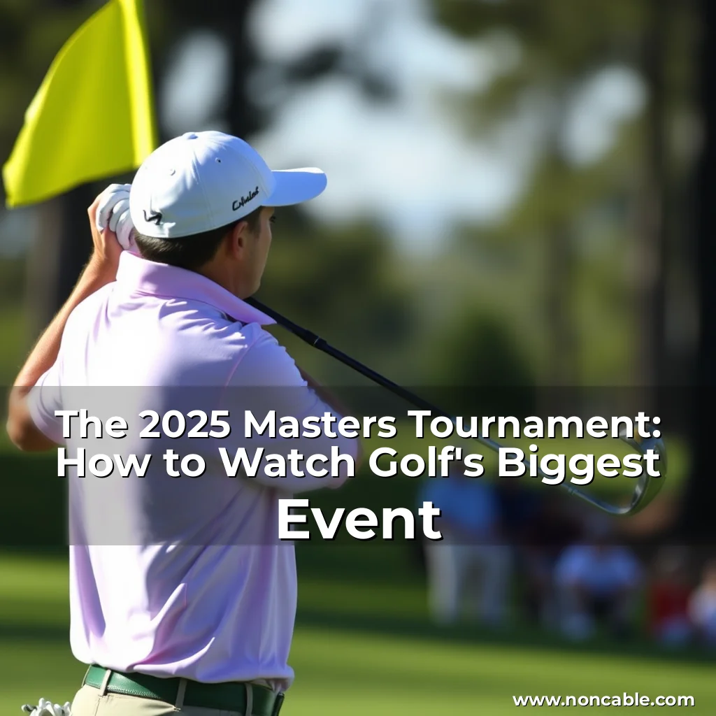 Artistic representation for The 2025 Masters Tournament: How to Watch Golf's Biggest Event