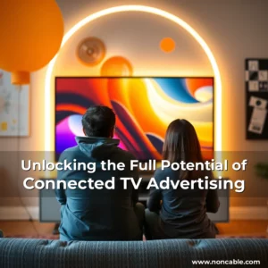 Artistic representation for Unlocking the Full Potential of Connected TV Advertising