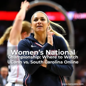 Artistic representation for Women’s National Championship: Where to Watch UConn vs. South Carolina Online