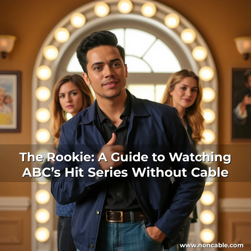 Artistic representation for The Rookie: A Guide to Watching ABC’s Hit Series Without Cable