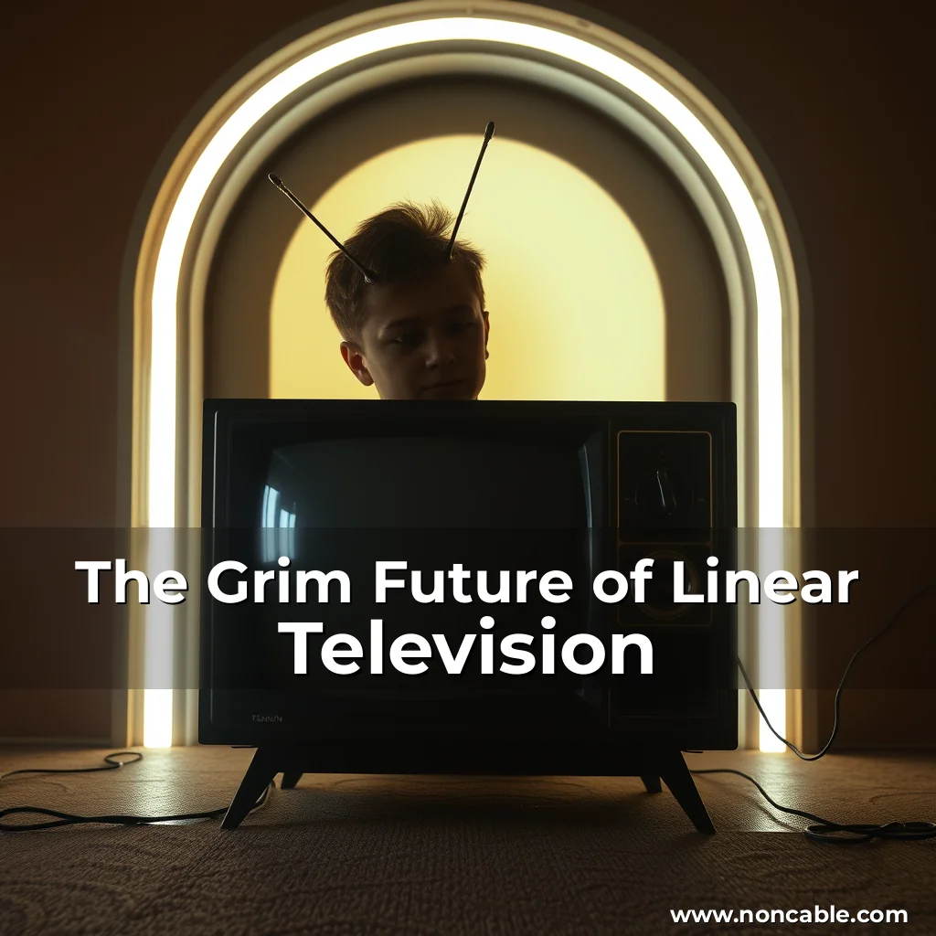 Artistic representation for The Grim Future of Linear Television