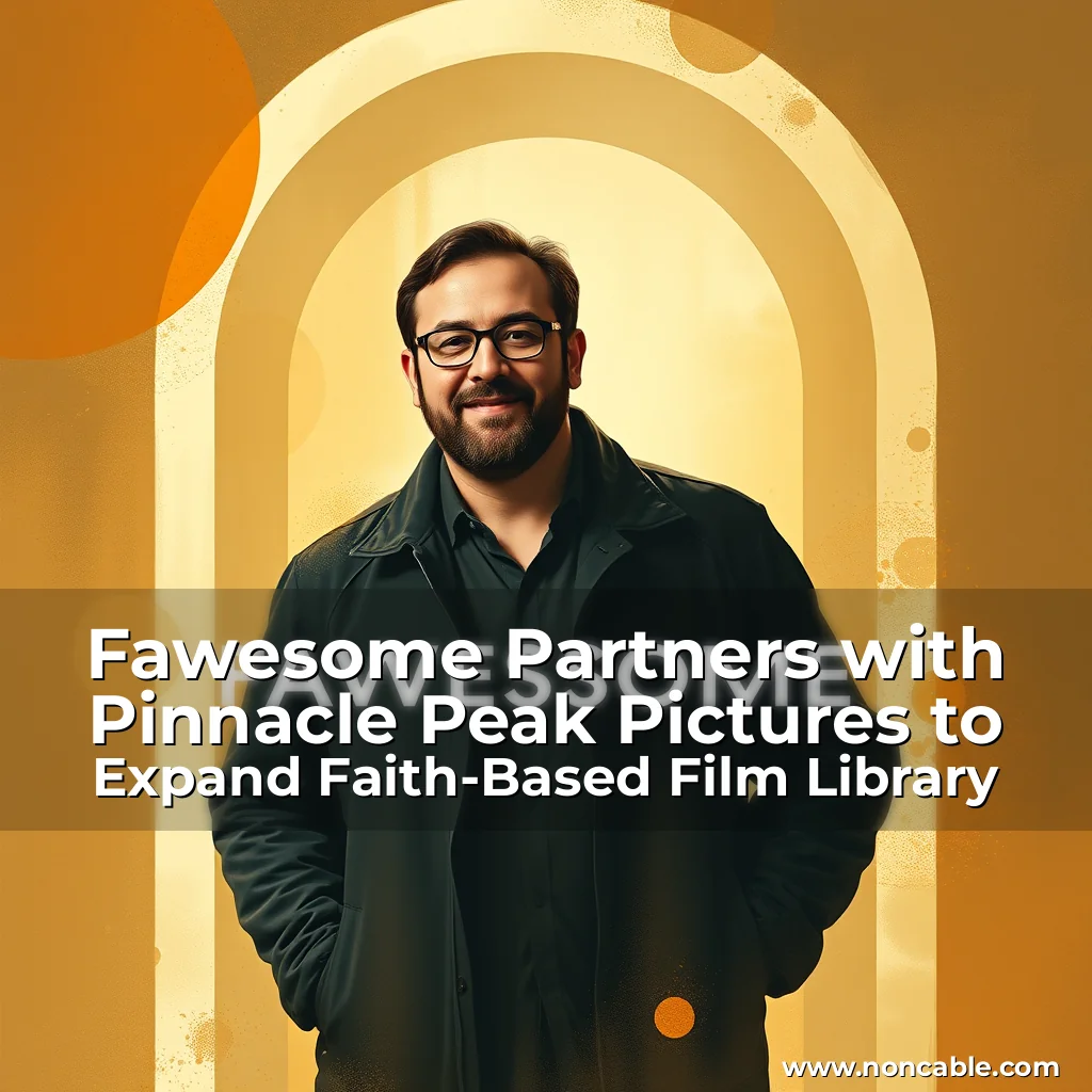Artistic representation for Fawesome Partners with Pinnacle Peak Pictures to Expand Faith-Based Film Library