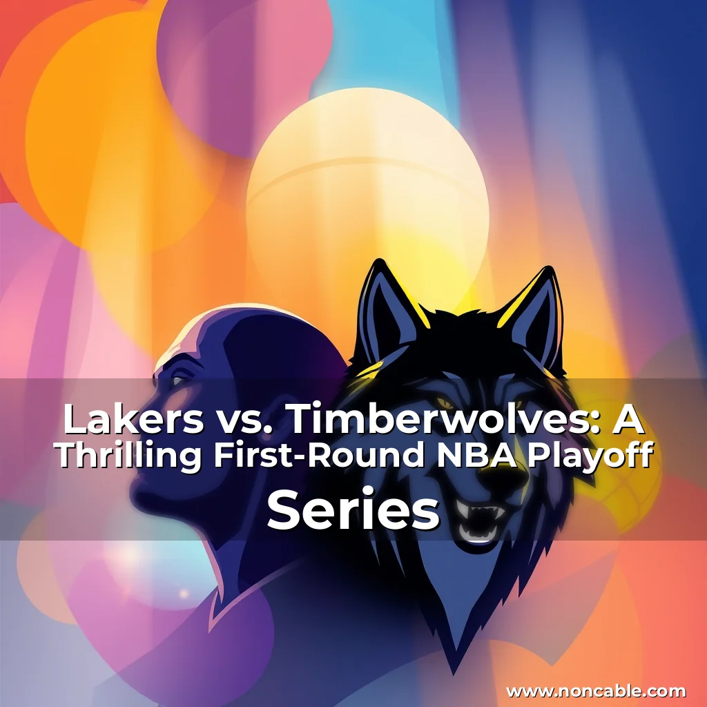 Read more about the article Lakers vs. Timberwolves: A Thrilling First-Round NBA Playoff Series