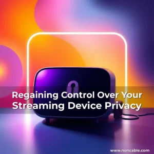 Artistic representation for Regaining Control Over Your Streaming Device Privacy
