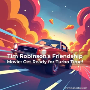 Artistic representation for Tim Robinson's Friendship Movie: Get Ready for Turbo Time!