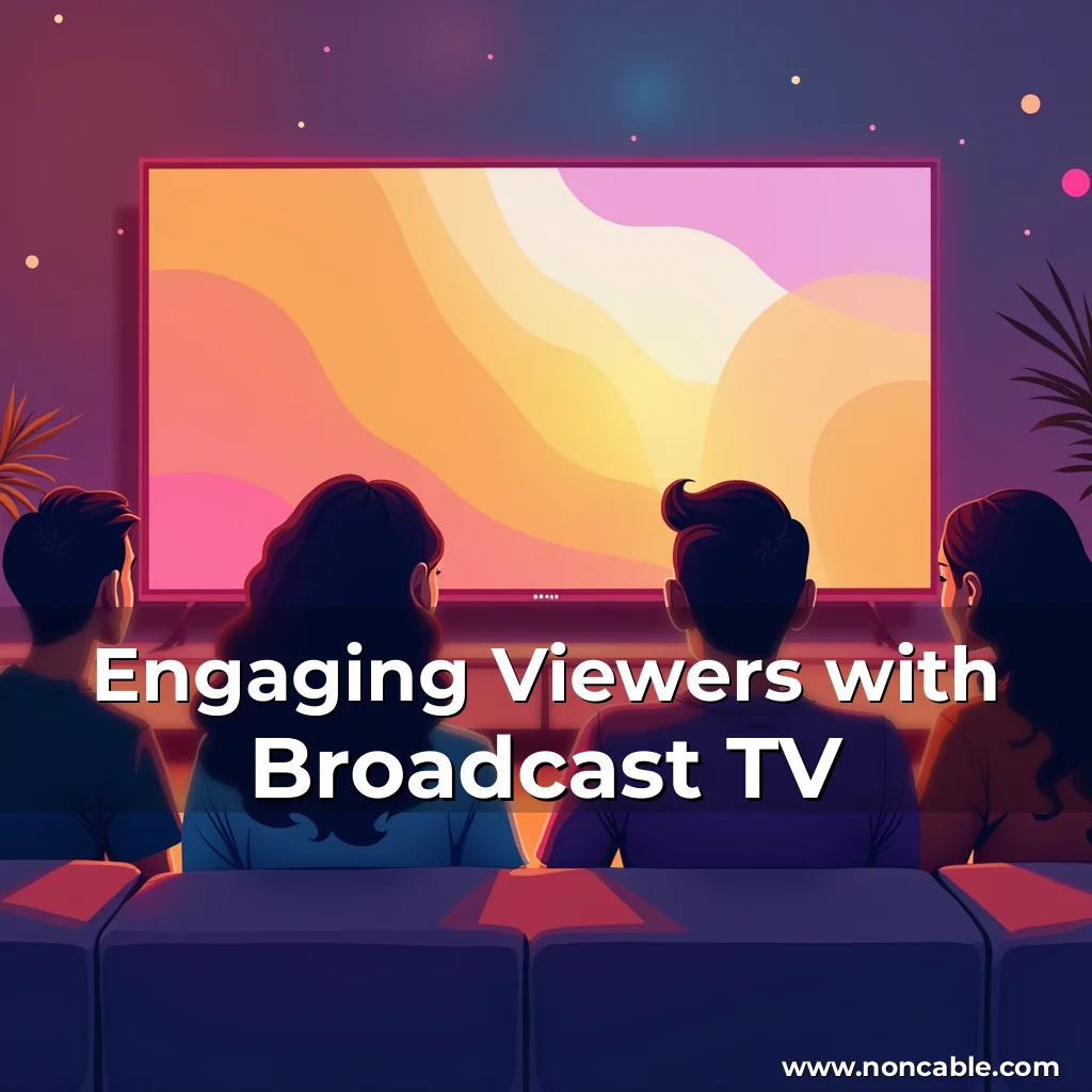Read more about the article Engaging Viewers with Broadcast TV