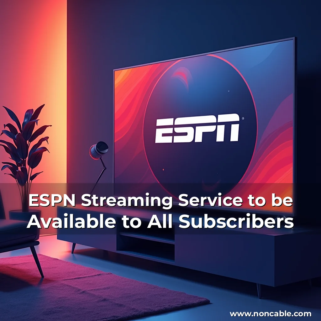 Read more about the article ESPN Streaming Service to be Available to All Subscribers