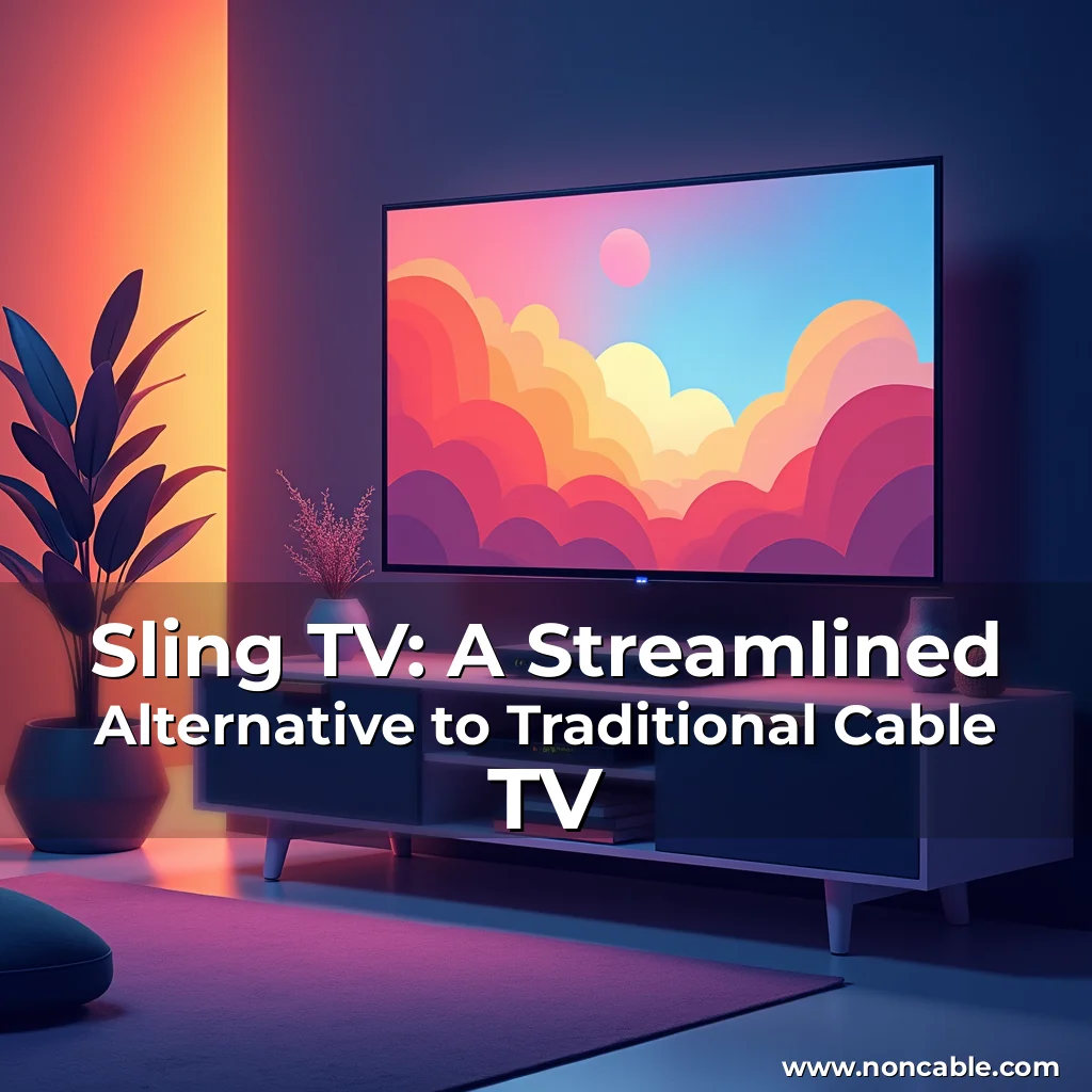 Read more about the article Sling TV: A Streamlined Alternative to Traditional Cable TV