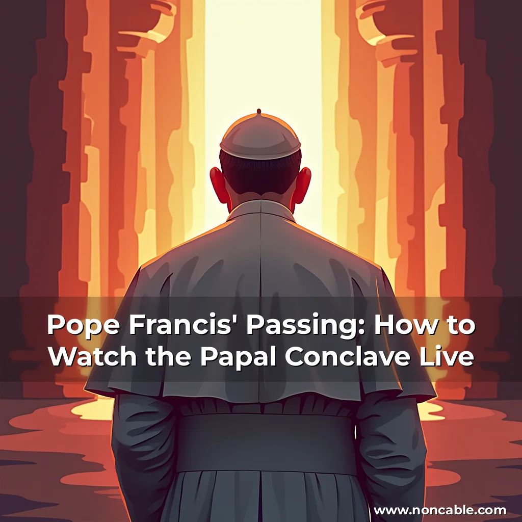 Read more about the article Pope Francis’ Passing: How to Watch the Papal Conclave Live