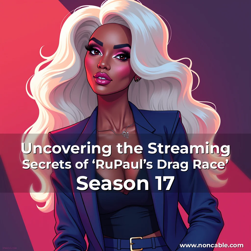 Read more about the article Uncovering the Streaming Secrets of ‘RuPaul’s Drag Race’ Season 17