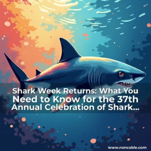 Read more about the article Shark Week Returns: What You Need to Know for the 37th Annual Celebration of Shark Biology and Conservation