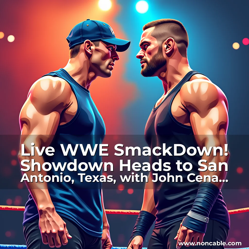 Read more about the article Live WWE SmackDown! Showdown Heads to San Antonio, Texas, with John Cena and Cody Rhodes Clashing