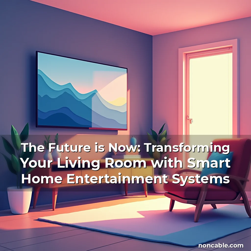 Read more about the article The Future is Now: Transforming Your Living Room with Smart Home Entertainment Systems